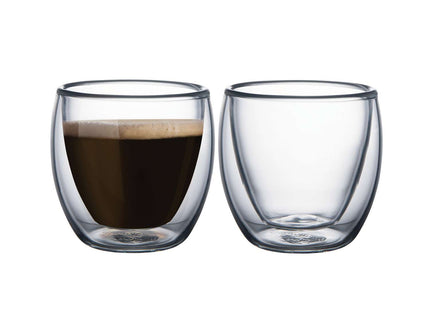 Tramontina 2 Pcs. Double Walled Espresso Cups (110ml)