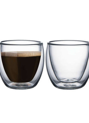 Tramontina 2 Pcs. Double Walled Espresso Cups (110ml) - Tramontina Store UK