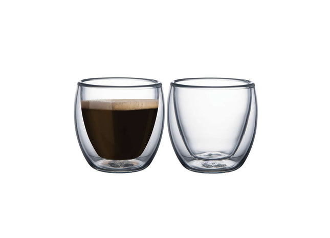 Tramontina 2 Pcs. Double Walled Espresso Cups (110ml)