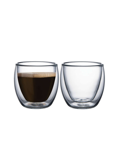 Tramontina 2 Pcs. Double Walled Espresso Cups (110ml) - Tramontina Store UK