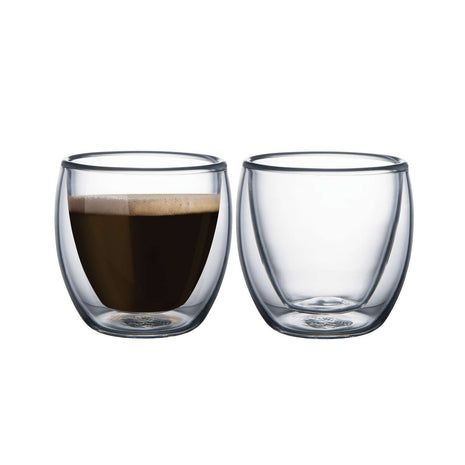 Tramontina 2 Pcs. Double Walled Espresso Cups (110ml) - Tramontina Store UK