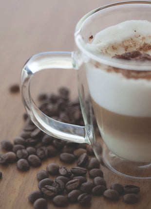 Tramontina 2 Pcs. Double Walled Coffee and Tea Cups with Handles (270ml) - Tramontina Store UK