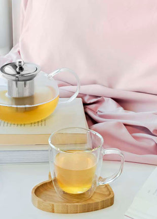 Tramontina 2 Pcs. Double Walled Coffee and Tea Cups with Handles (270ml) - Tramontina Store UK