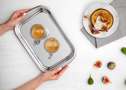 Tramontina 2 Pcs. Double Walled Coffee and Tea Cups with Handles (270ml)