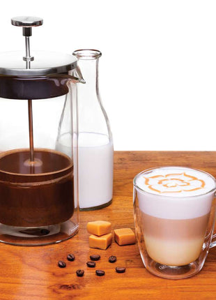 Tramontina 2 Pcs. Double Walled Coffee and Tea Cups with Handles (270ml) - Tramontina Store UK