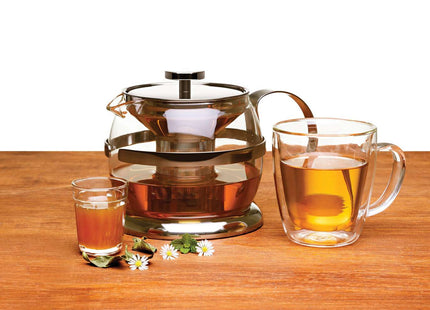 Tramontina 2 Pcs. Double Walled Coffee and Tea Cups with Handles (270ml)