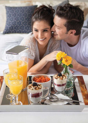 Tramontina 2 Pcs. Double Walled Coffee and Tea Cups with Handles (270ml) - Tramontina Store UK