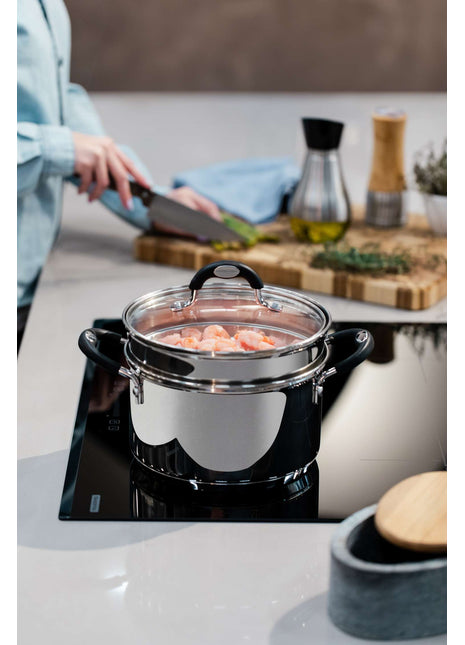 Tramontina Stainless Steel 2 Pcs. Steamer Set - Tramontina Store UK