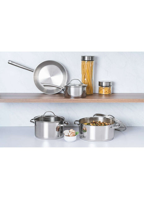 Tramontina Stainless Steel 4 Pcs. Cookware Set - Tramontina Store UK