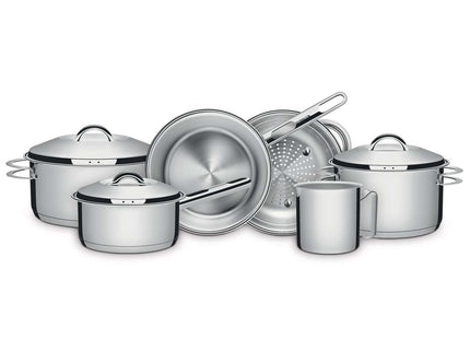 Tramontina 6 Pcs. Stainless Steel Cookware Set