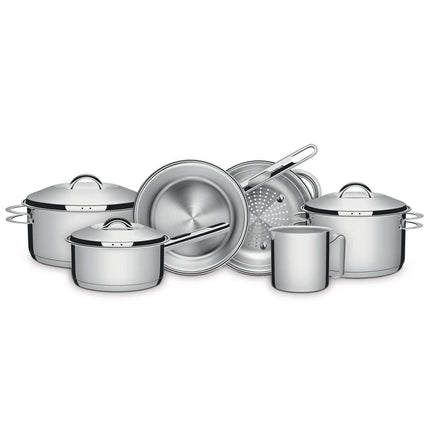 Tramontina Stainless Steel 6 Pcs. Cookware Set - Tramontina Store UK
