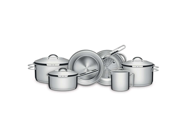 Tramontina 6 Pcs. Stainless Steel Cookware Set