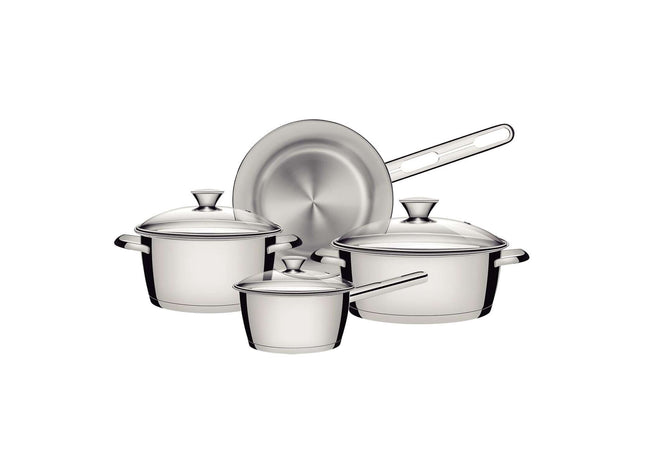Tramontina 4 Pcs. Stainless Steel Cookware Set
