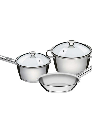 Tramontina Stainless Steel 3 Pcs. Cookware Set - Tramontina Store UK
