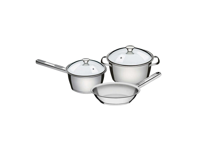 Tramontina 3 Pcs. Stainless Steel Cookware Set