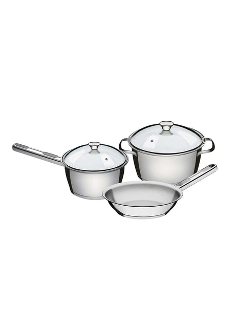 Tramontina Stainless Steel 3 Pcs. Cookware Set - Tramontina Store UK