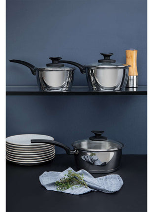 Tramontina Stainless Steel 3 Pcs. Saucepan Set - Tramontina Store UK