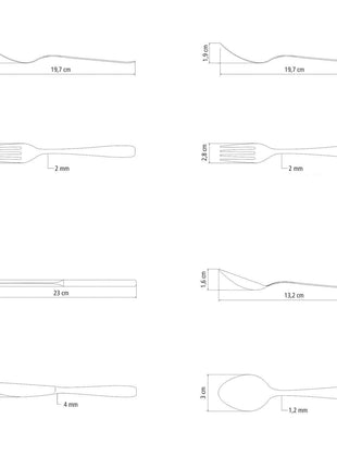 Tramontina Stainless Steel 24 Pcs. Cutlery Set - Tramontina Store UK