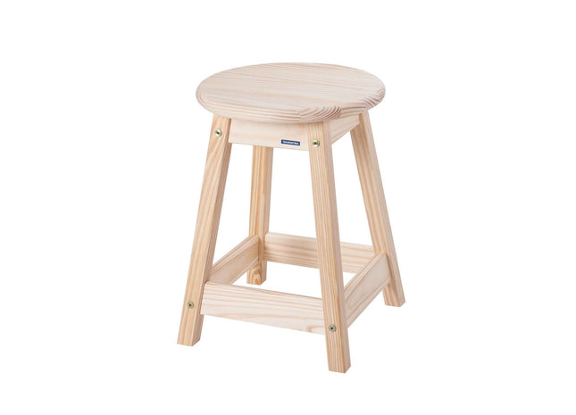 Tramontina Natural Pine Wood Stool Ø33 x 46.5cm