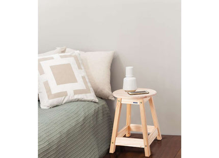 Tramontina Natural Pine Wood Stool Ø33 x 46.5cm