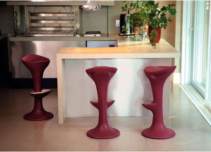 Tramontina Pepe Polyethylene Stool (Burgundy)