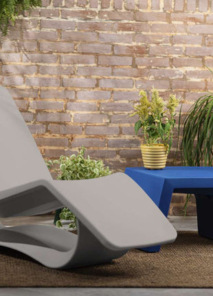 Tramontina Octo Polyethylene Sun Lounger (Grey) - Tramontina Store UK