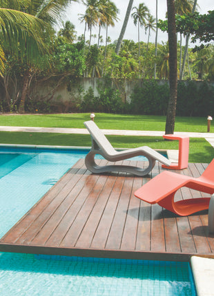 Tramontina Octo Polyethylene Sun Lounger (Grey) - Tramontina Store UK