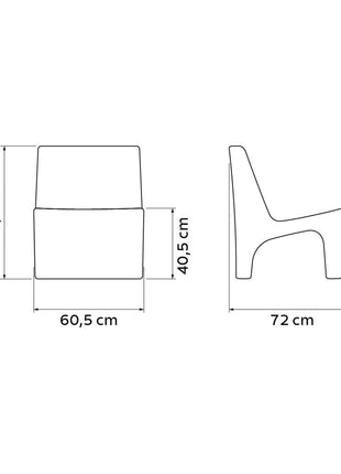 Tramontina Berta Polyethylene Lounge Chair (Burgundy) - Tramontina Store UK