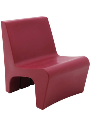 Tramontina Berta Polyethylene Lounge Chair (Burgundy) - Tramontina Store UK