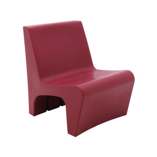 Tramontina Berta Polyethylene Lounge Chair (Burgundy)