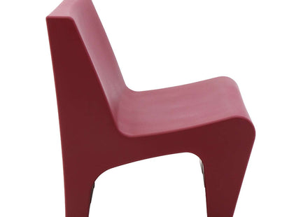 Tramontina Berta Polyethylene Lounge Chair (Burgundy)