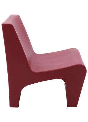Tramontina Berta Polyethylene Lounge Chair (Burgundy) - Tramontina Store UK
