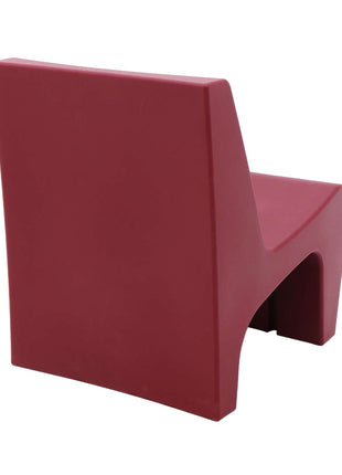 Tramontina Berta Polyethylene Lounge Chair (Burgundy) - Tramontina Store UK