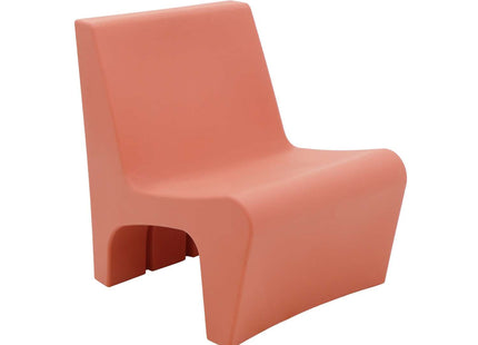 Tramontina Berta Polyethylene Lounge Chair (Orange)