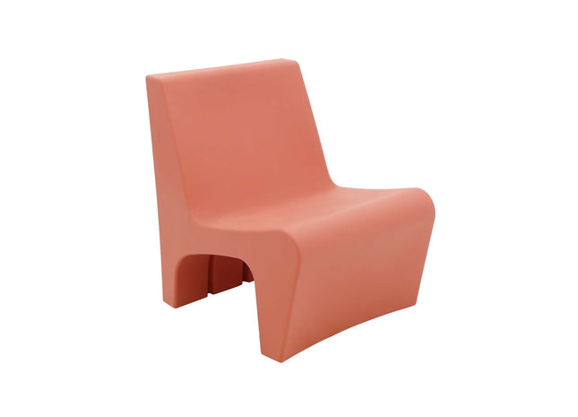 Tramontina Berta Polyethylene Lounge Chair (Orange)