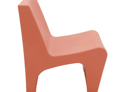 Tramontina Berta Polyethylene Lounge Chair (Orange)