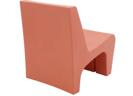 Tramontina Berta Polyethylene Lounge Chair (Orange)
