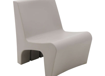 Tramontina Berta Polyethylene Lounge Chair (Grey)