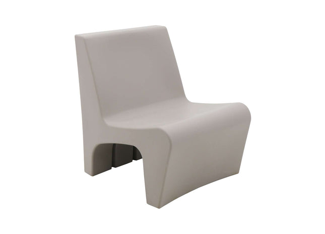 Tramontina Berta Polyethylene Lounge Chair (Grey)