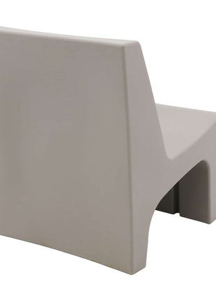 Tramontina Berta Polyethylene Lounge Chair (Grey) - Tramontina Store UK