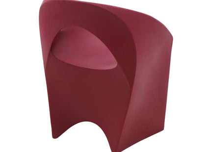 Tramontina Jet Polyethylene Lounge Chair (Burgundy)