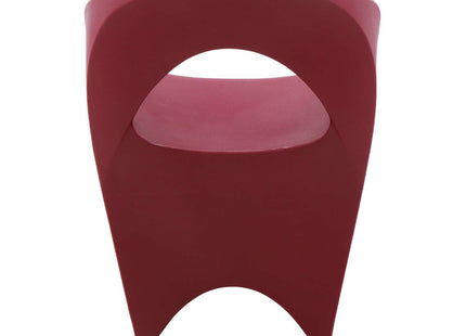 Tramontina Jet Polyethylene Lounge Chair (Burgundy)