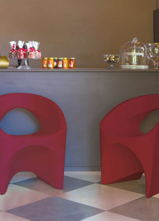 Tramontina Jet Polyethylene Lounge Chair (Burgundy) - Tramontina Store UK