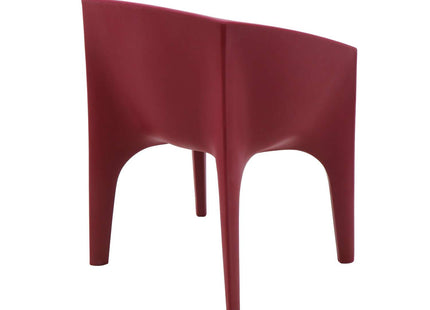 Tramontina Paco Polyethylene Lounge Chair (Burgundy)