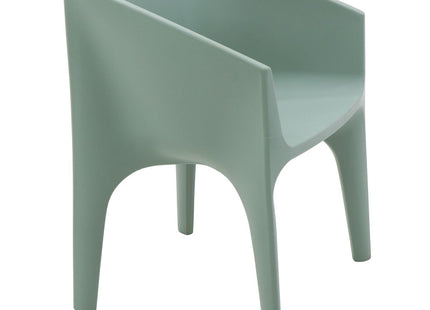 Paco Polyethylene Lounge Chair (Sage Green)
