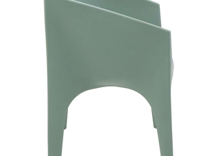 Paco Polyethylene Lounge Chair (Sage Green)