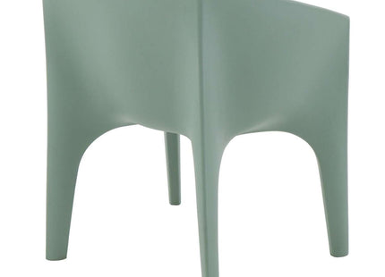 Paco Polyethylene Lounge Chair (Sage Green)