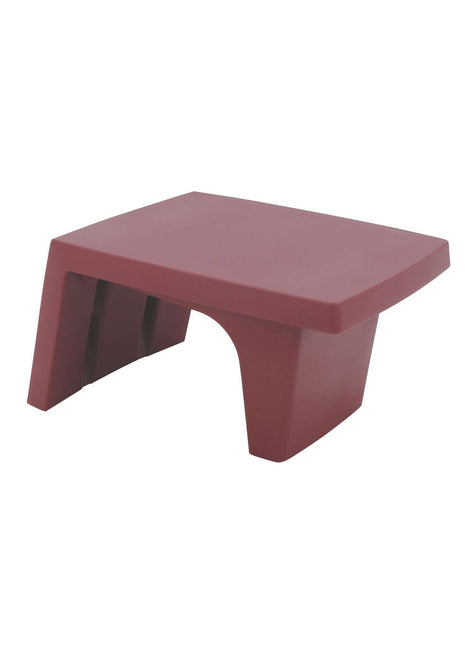 Tramontina Berta Polyethylene Coffee Table (Burgundy) - Tramontina Store UK