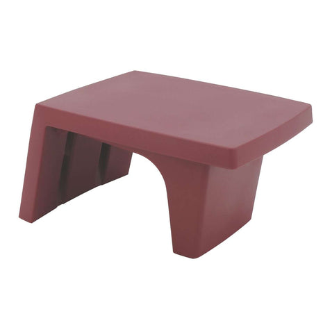Tramontina Berta Polyethylene Coffee Table (Burgundy) - Tramontina Store UK