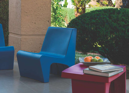 Tramontina Berta Polyethylene Coffee Table (Burgundy)
